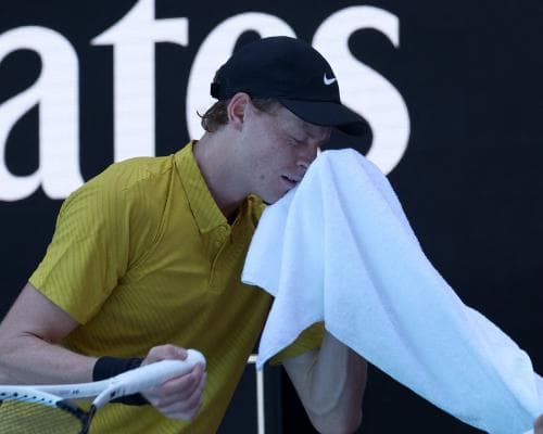 Australian Open Halts Play as Heat Hits Players, Including Jannik Sinner