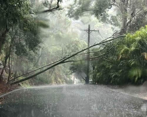 NSW storms trigger floods, landslides and one death