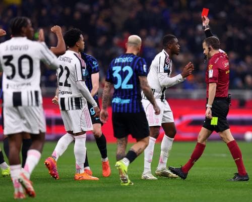 Juventus Red Card Outrage Overshadows Derby d'Italia Match