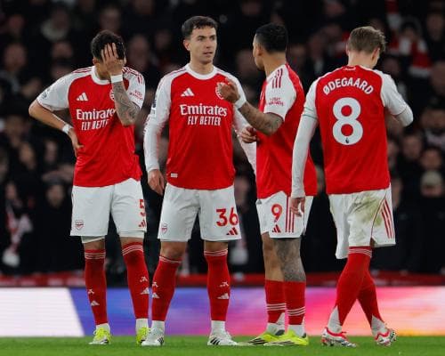 Ødegaard says Arsenal’s three close misses fuel their title push