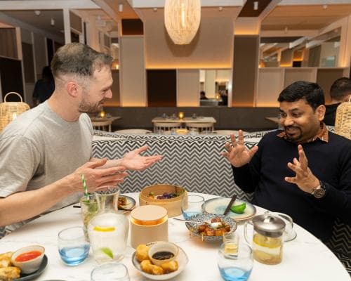 Two Immigrants Talk Politics Over Dinner