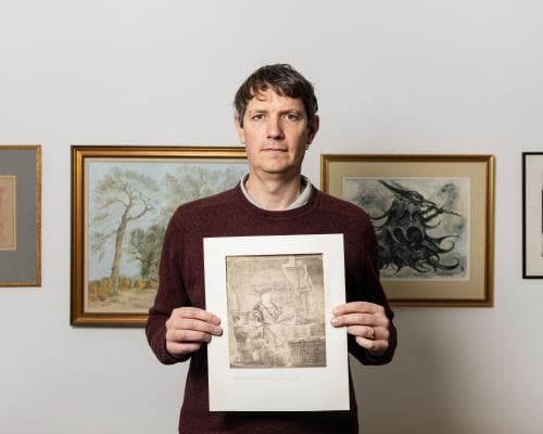 Dad’s Studio Holds a Rare Rembrandt Print